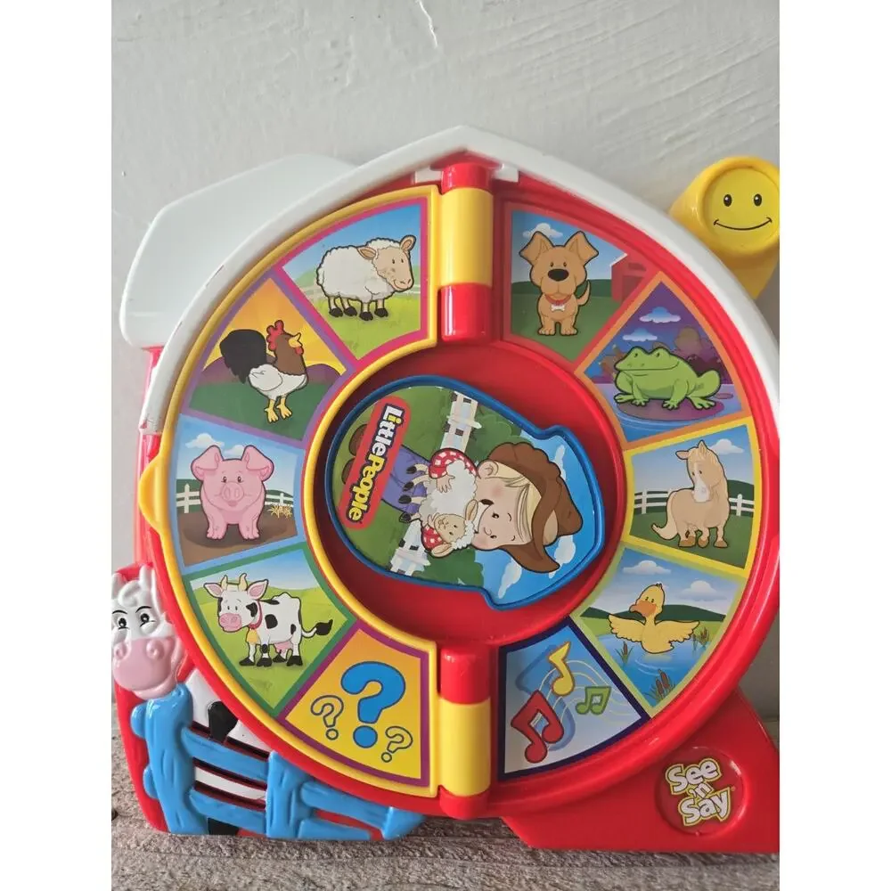 Vintage 2003 Fisher-Price See 'n Say Farmer Says Educational Toy Animal Sounds